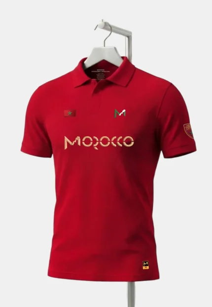 Polo M rouge Morocco original
